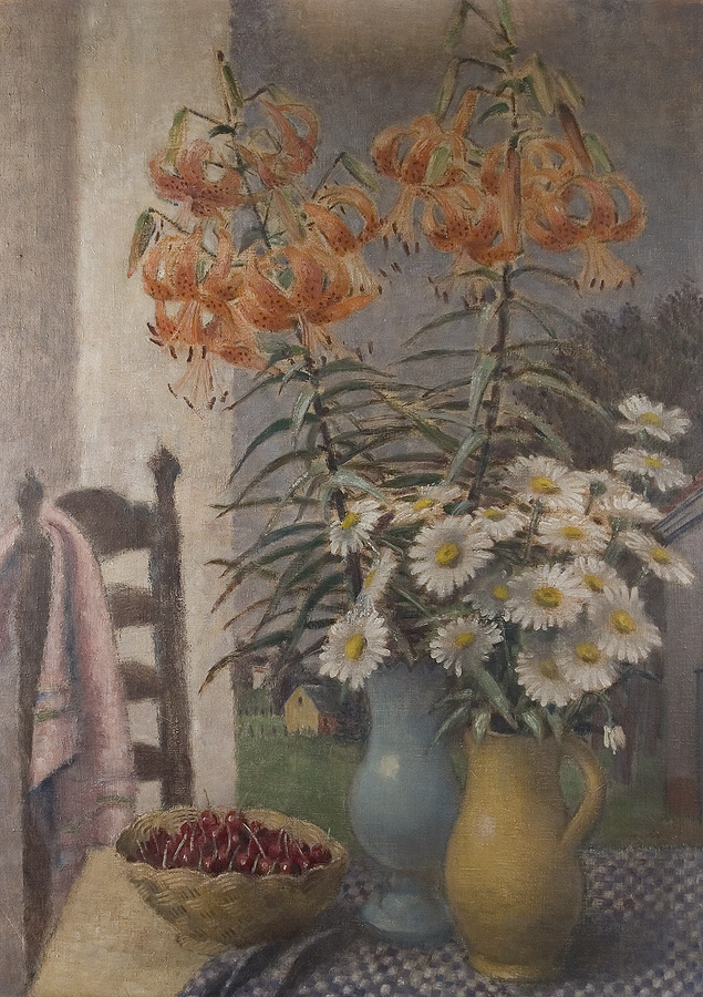 Adolf de Haer, Blumenstillleben