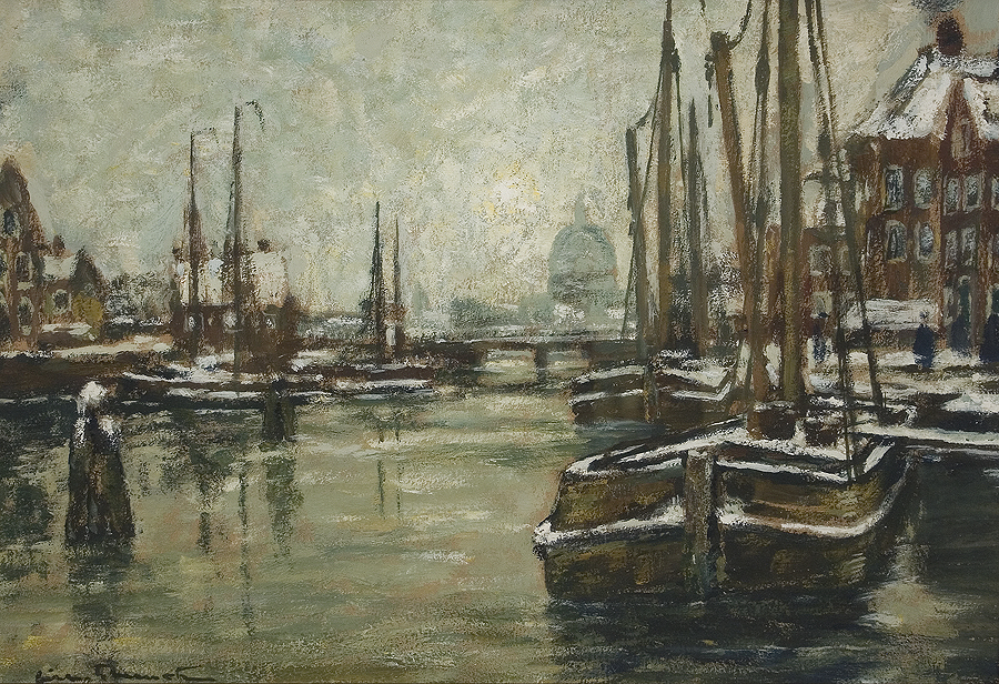 Wilhelm Schmetz, Winter in Dordrecht