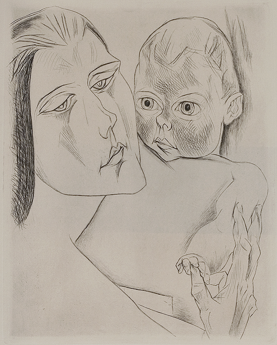 Heinrich Nauen, Mutter und Kind